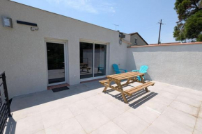 Calme, 2 chambres, terrasse,Wifi TV connectée Clim